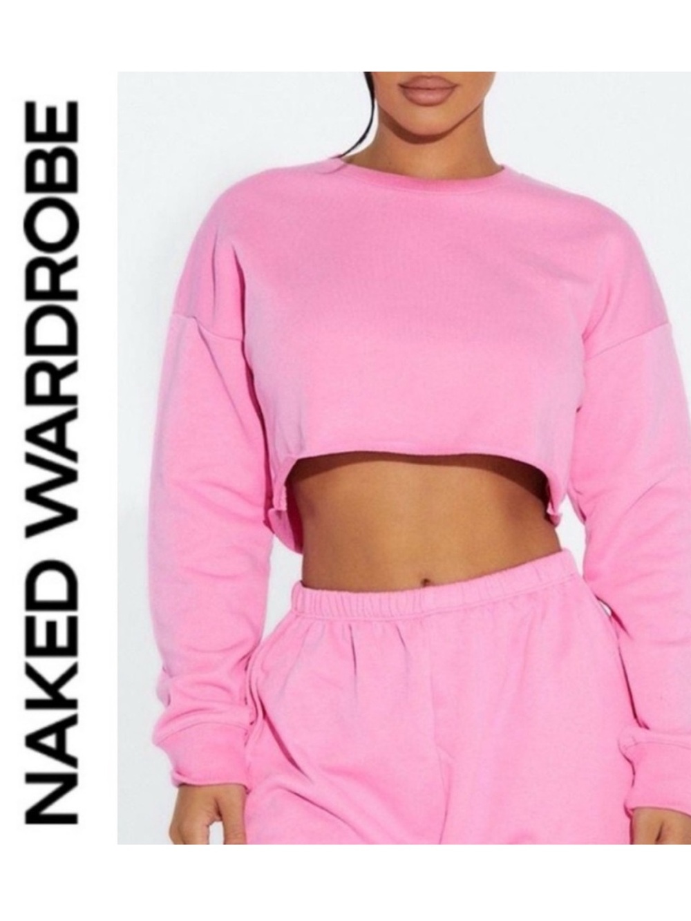 Naked Wardrobe | On My Chill Vibes Sweater in Pink M 💕